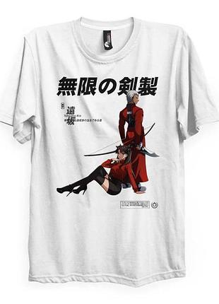 Повсякденна футболка loys з принтом tohsaka x archer xs