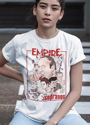 Футболка loys the sopranos (empire cover by sam holland wht) белый xxl