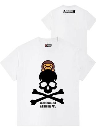 Футболка loys хлопковая с принтом bape бейп sk8 art.014 xs