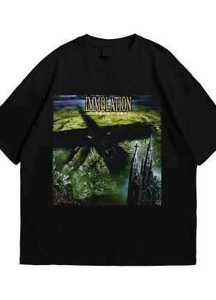 Футболка loys с принтом immolation unholy cult черный xs