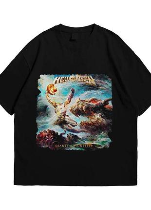 Футболка loys с принтом helloween giants & monsters черный l