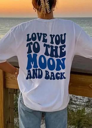 Женская футболка loys с принтом love you the mood xxl