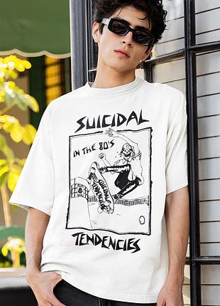 Футболка loys унісекс suicidal tendencies білий xs