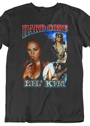 Футболка чорна lil kim ''hardcore'' vintage look t-shirt xxl