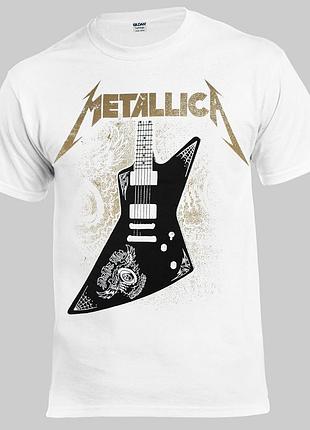 Футболка loys metallica papa het guitar белый xs