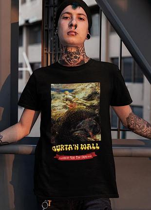 Футболка loys унисекс curtan wall (georgie and the dragon blk) черный xs