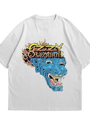 Футболка loys з принтом ozzy osbourne dragon tattoo білий xs