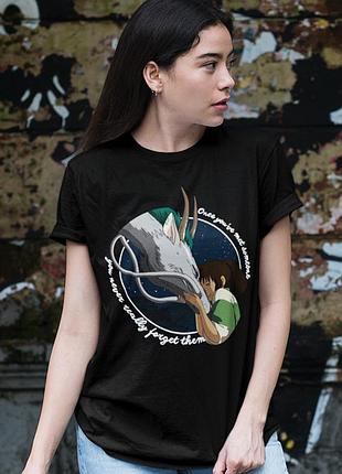 Футболка loys spirited away (once youve meet someone you never really forget them) черный xl
