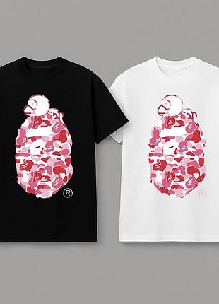 Футболка loys bape бейп чорна нова якісна футболка loys зі 100% бавовни xs