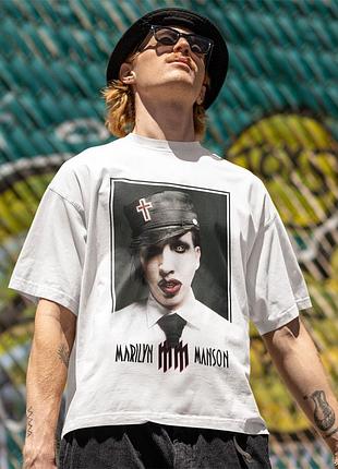 Футболка loys унисекс marilyn manson (uniform) белый l