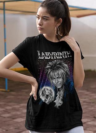 Футболка loys labyrinth (david bowie) чорний xs