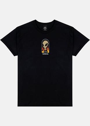 Футболка чорна loys thrasher believe xxl
