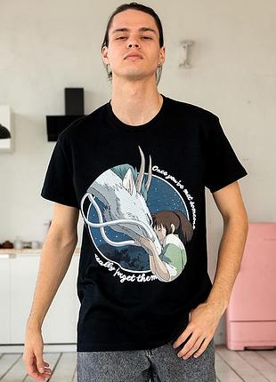 Футболка loys унисекс spirited away (once youve meet someone you never really forget them) черный s