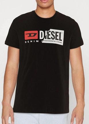 Футболка loys diesel дизель черная очень хорошее качество 100% хлопок xs