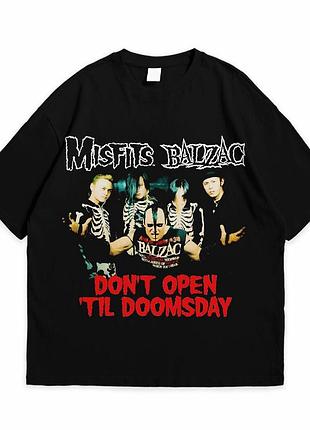 Футболка loys з принтом misfits don't open 'til doomsday чорний art.002 xs