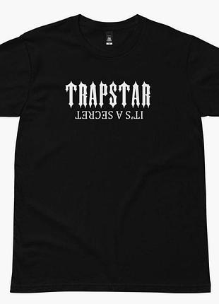 Футболкаloys trapstar трапстар черная новая качество очень хорошее 100% хлопок 5% полиэстер l