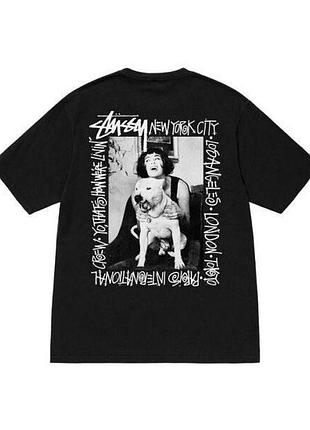 Футболка loys повсякденна stussy how-were-livin-pigment-dyed xs
