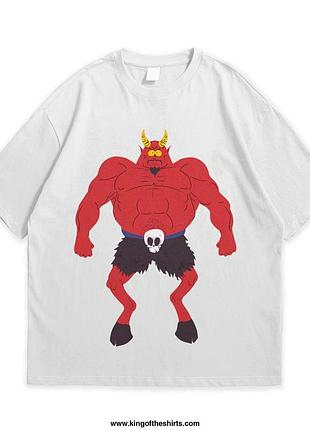 Футболка loys з принтом південний парк south park satan білий xs