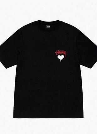 Футболка loys stussy стусси черная новая качественная футболка loys с 100% хлопка и а xs