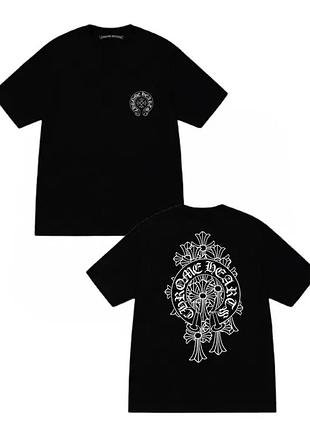 Футболка loys chrome hearts хром хартс черная новая отличное качество 100% хлопок xs