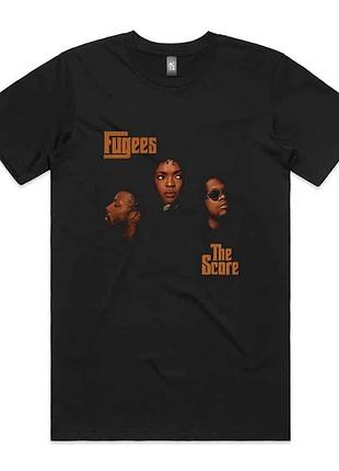 Футболка чёрная fugees ''the score'' vintage style t-shirt xxl