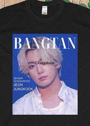 Футболка черная loys музыка jungkook xxl