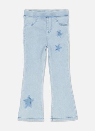 Джинси-кльош із зірками primark ⭐розмір 116