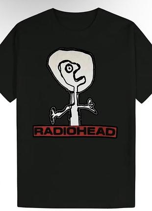 Футболка loys у вінтажному стилі з графікою radiohead xs