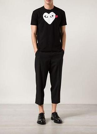 Футболка мужская с принтом comme des garcons play i see your ayes m