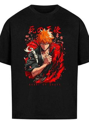 Футболка loys з принтом y2k bleach x ichigo x angel of death xs