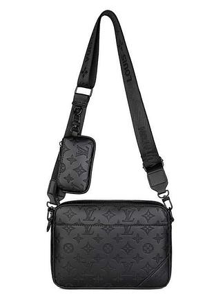 Сумка louis vuitton чоловіча, через плече, коробка + пильник