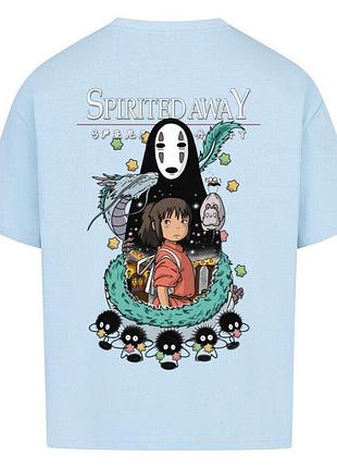 Футболка голубая loys spirited away