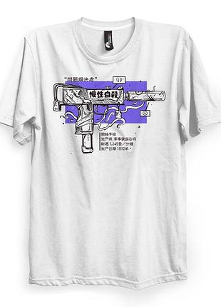 Футболка белая loys mac10 (chronic)