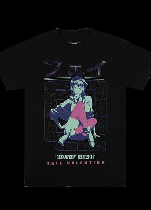 Футболка loys з принтом y2k cowboy bebop faye valentine xs