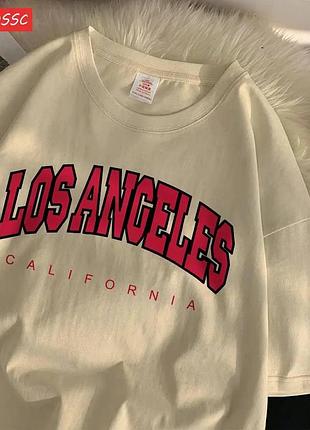 Жіночий оверсайз футболка loys los angeles xxl