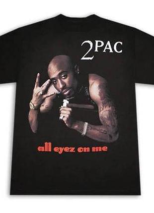 Футболка loys повседневная tupac ''all eyez on me' vintage look t-shirt xxl