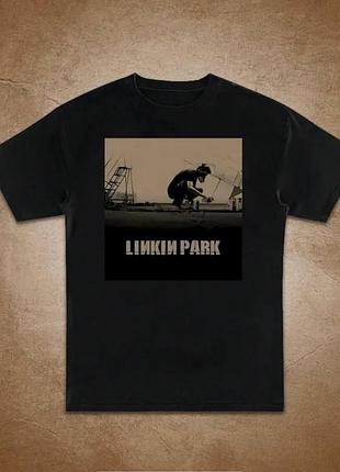 Футболка loys оверсайз з принтом linkin park чорний xs