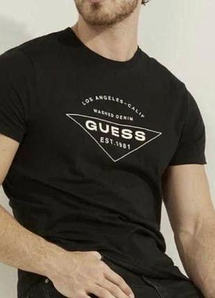Футболка loys guess гесс чорна нова якісна футболка loys зі 100% бавовни xs
