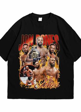 Футболка loys с принтом mma ufc jon jones черный xxl
