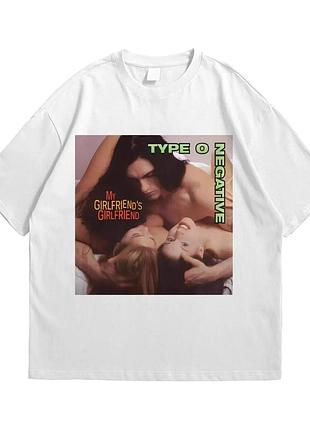 Футболка loys с принтом type o negative my girlfriend's girlfriend белый xs