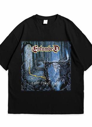 Футболка loys с принтом entombed left hand path черный xs
