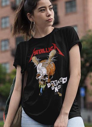Футболка loys metallica (damage inc) чорний xs