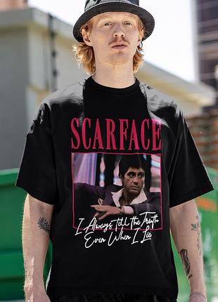 Футболка loys унисекс scarface (i always tell truth even when i lie) черный xs