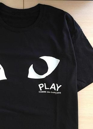 Футболка comme des garcons play ayes. наши фотографии. реальные бирки. 1-2 дня и вкусняшка у тебя. xxl
