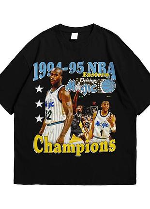 Футболка loys с принтом shaquille o'neal orlando magic черный xs