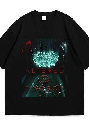 Футболка loys с принтом измененный углерод altered carbon черный xs