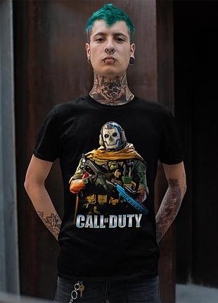 Футболка loys унисекс call of duty (modern warfare ghost) черный xs