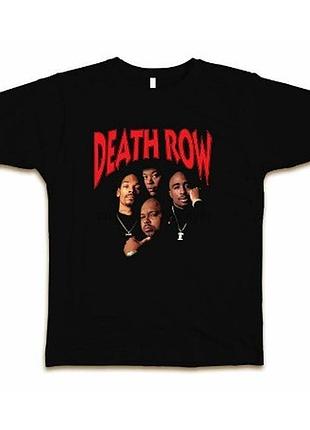 Футболка чёрная death row t-shirt xl