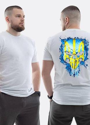 Футболка loys зсу з принтом череп тризуб xs