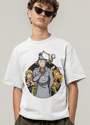 Футболка loys унисекс inspector gadget wht белый xs
